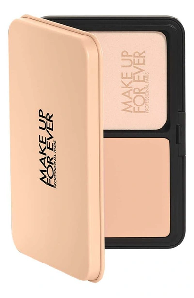 Make Up For Ever Hd Skin Matte Velvet 24 Hour Blurring & Undetectable Powder Foundation In 1r02 Cool Alabaster