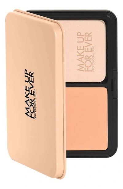 Make Up For Ever Hd Skin Matte Velvet 24 Hour Blurring & Undetectable Powder Foundation In 1y18 Warm Cashew