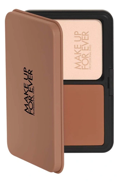 Make Up For Ever Hd Skin Matte Velvet 24 Hour Blurring & Undetectable Powder Foundation In 4y70 Warm Espresso