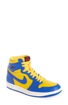 Jordan Air  1 Retro High Basketball Sneaker In Varsity Maize/ Game Royal
