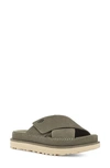 Ugg Goldenstar Crossover Slide Sandal In Green