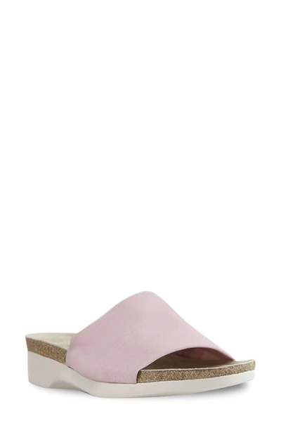 Munro Casita Slide Sandal In Dusty Pink