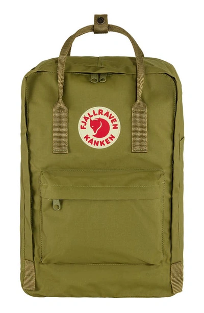 Fjall Raven Kånken 15-inch Laptop Backpack In Foilage Green