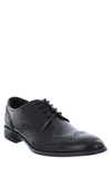 Kenneth Cole Tristian Brogue Lace-up Derby In Black