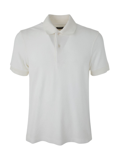 Tom Ford Towelling Polo In White