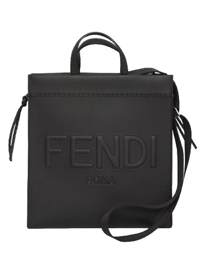 Fendi Go To Medium Shopper Bag In Black