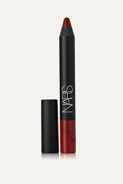 Nars Velvet Matte Lipstick Pencil Consuming Red 0.086 oz/ 2.4 G In Merlot