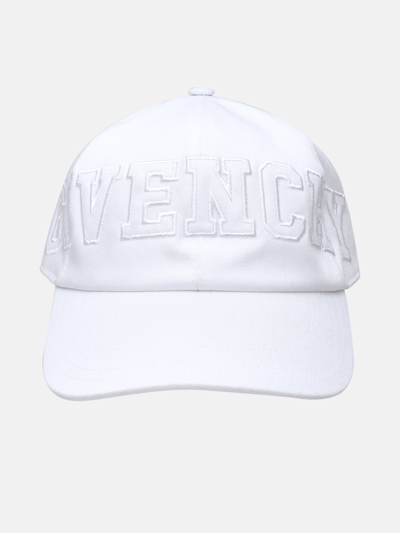 Givenchy Kids' Cotton Logo-embroidered Cap In White