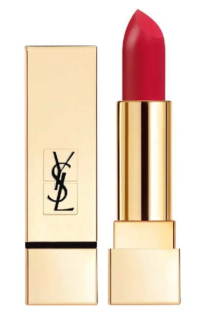 Saint Laurent Rouge Pur Couture Matte Lipstick In 203 Rouge Rock