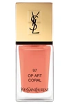 Saint Laurent 'la Laque Couture' Nail Lacquer - 97 Op Art Coral