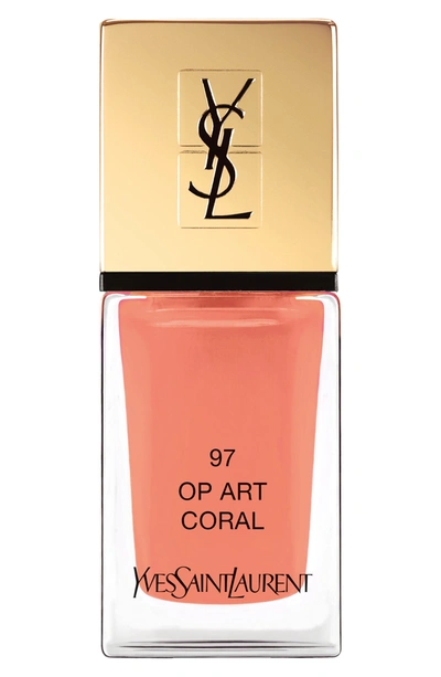 Saint Laurent 'la Laque Couture' Nail Lacquer - 97 Op Art Coral