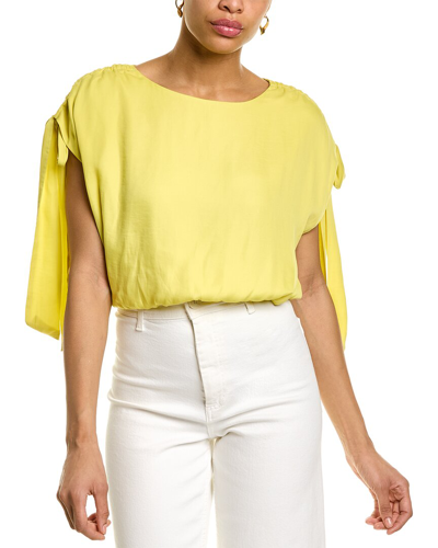 Line & Dot Brooke Top In Yellow