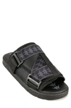 Kappa Active Kappa 222 Banda Mitel Slide Sandal In Black-grey Dk