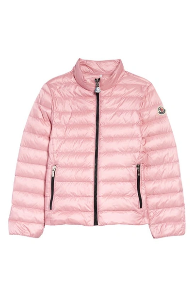 Moncler Girls' Kaukura Down Puffer Coat - Little Kid In Medium Pink