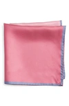 Nordstrom Panel Silk Pocket Square In Pink