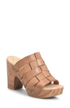 Kork-ease Devan Platform Sandal In Brown F/ G