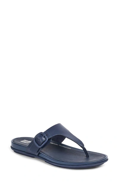 Fitflop Gracie Flip Flop In Midnight Navy