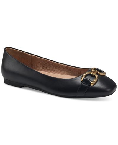 Giani Bernini Brookee Memory Foam Ballet Flats, Created For Macy's Women's Shoes In Black