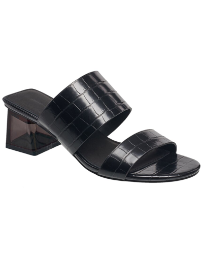 French Connection Women's Slide On Block Heel Sandals In Black