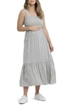 Ripe Maternity Ollie Smocked Dress In Black / White