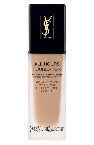 Saint Laurent All Hours Full Coverage Matte Foundation Broad Spectrum Spf 20 In B45 Bisque