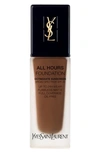 Saint Laurent All Hours Full Coverage Matte Foundation Broad Spectrum Spf 20 In B90 Ebony