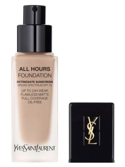 Saint Laurent All Hours Full Coverage Matte Foundation Broad Spectrum Spf 20 In Br30 Cool Almond