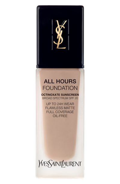 Saint Laurent All Hours Full Coverage Matte Foundation In Br20 Cool Ivory