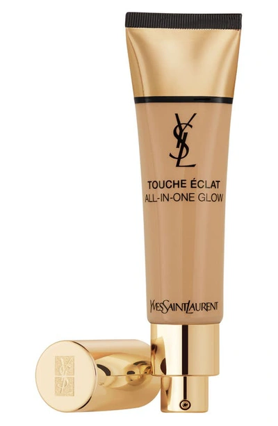 Saint Laurent Touche Éclat All-in-one Glow Liquid Foundation Broad Spectrum Spf 23 In B60 Amber