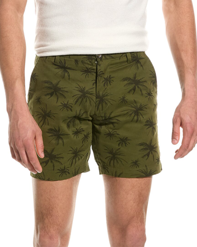 Slate & Stone 7" Cotton Twill Shorts In Green