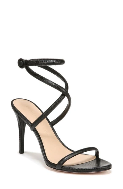 Veronica Beard Marceline Ankle Strap Sandal In Black