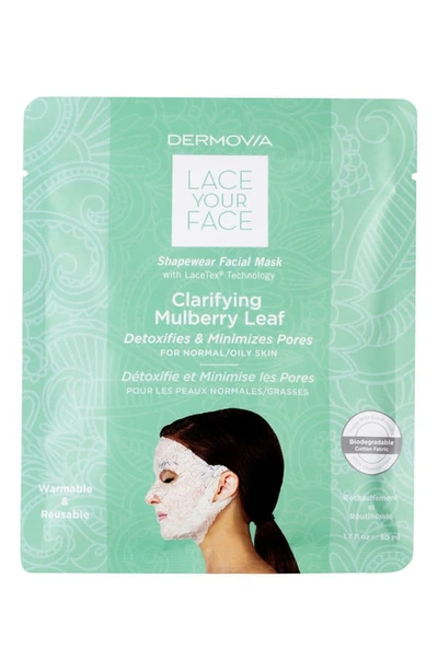 Dermovia Lace Your Face Clarifying Mulberry Leaf Compression Facial Mask
