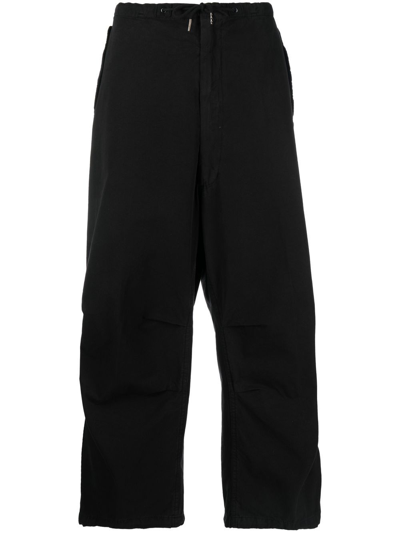 Darkpark Vintage Cotton Trousers In Black