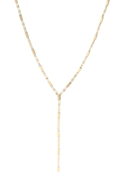 Lana 14k Blake Single-strand Lariat Necklace In Yg