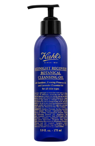 Kiehl's Since 1851 1851 Midnight Recovery Botanical Cleansing Oil 5.9 oz/ 175 ml In White