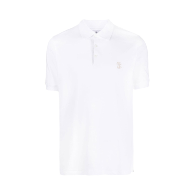 Brunello Cucinelli Polo Shirt  Men Color White