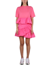 Msgm T-shirt  Woman Color Fuchsia