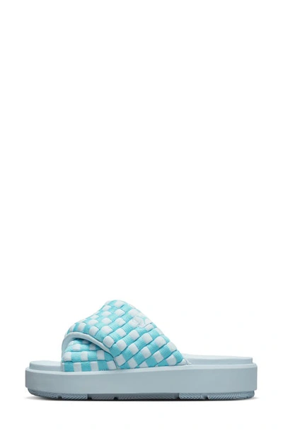 Jordan Sophia Crisscross Slide Sandal In Blue