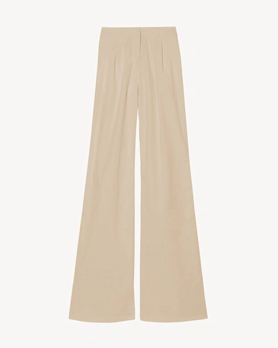 Nili Lotan Cotton Dillon Pant In Sandstone