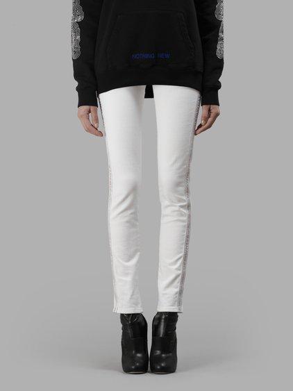 off white skinny jeans womens