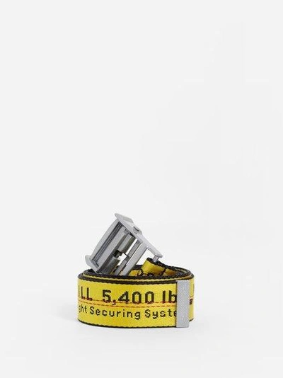 Off-white Off White C/o Virgil Abloh Women's Yellow 2m Industrial Belt