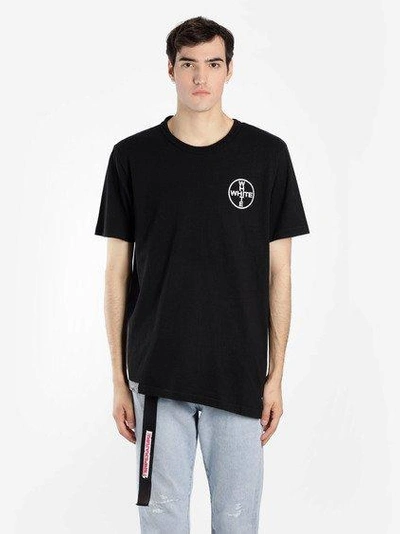 Off-white Off White C/o Virgil Abloh Men's Black Cross Spliced Tee