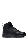 Nike Kids' Manoa High Top Sneaker In Black/black/black