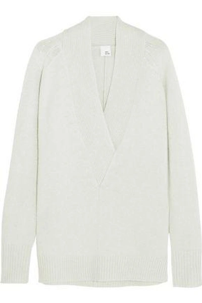 Iris And Ink Woman Oversized Cashmere Sweater Mint