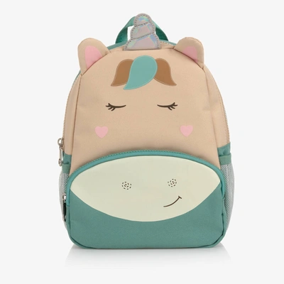 Mayoral Girls Green Unicorn Backpack (26cm)