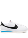 Nike Womens White Blue Orange Cortez Leather Low-top Trainers