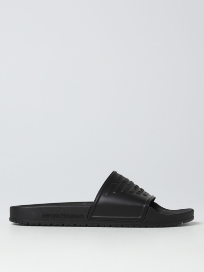 Emporio Armani Sandals In Black