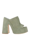 Vic Matie Sandals In Green