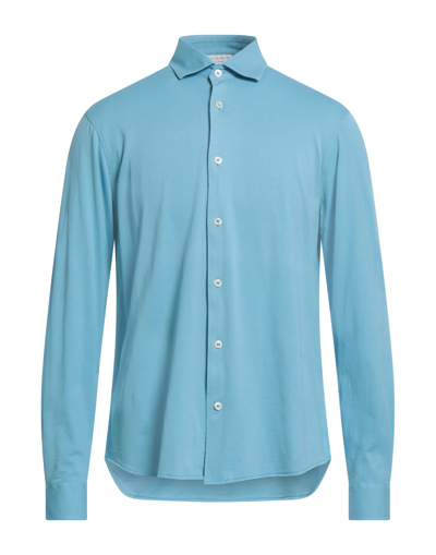 Filippo De Laurentiis Shirts In Blue