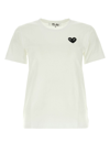 Comme Des Garçons Play T-shirt-s Nd Comme Des Garcons Play Female In White